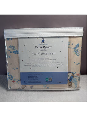 Peter Rabbit Twin Size Sheet Set World Of Beatrix Potter Polyester